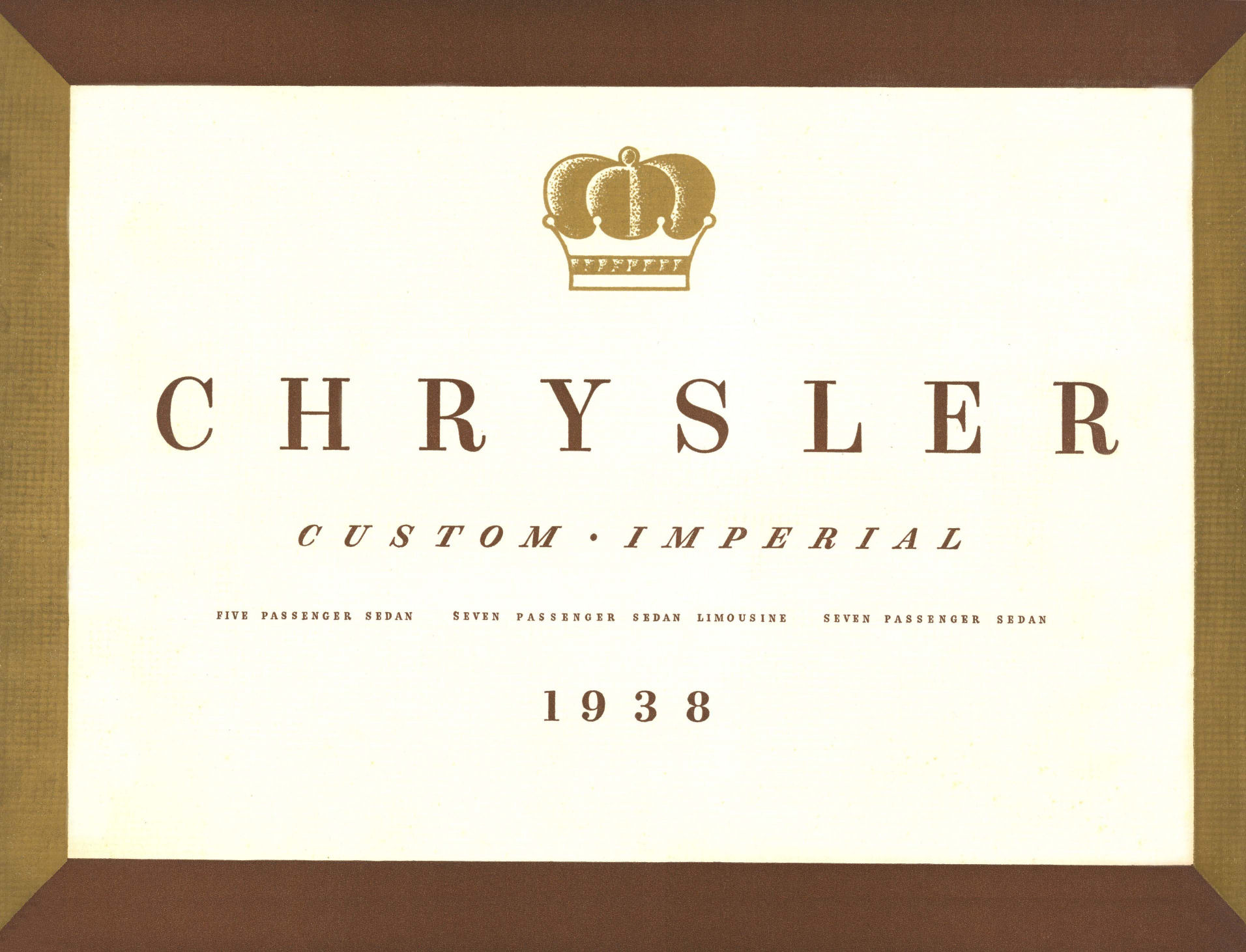 1938 Chrysler Custom Imperial Brochure Page 12